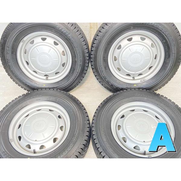 中古タイヤ スタッドレスタイヤ ホイールセット 4本セット 165R13 6PR 　 JECT LZ...