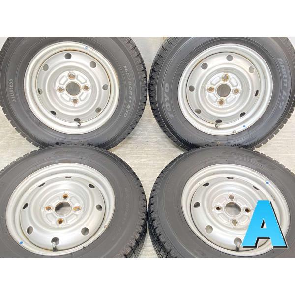 中古タイヤ スタッドレスタイヤ ホイールセット 4本セット 165/80R13  　  13x5.0...