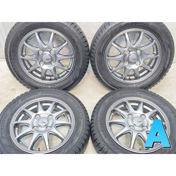 中古タイヤ スタッドレスタイヤ ホイールセット 4本セット 155/65R13  　 SPORT A...
