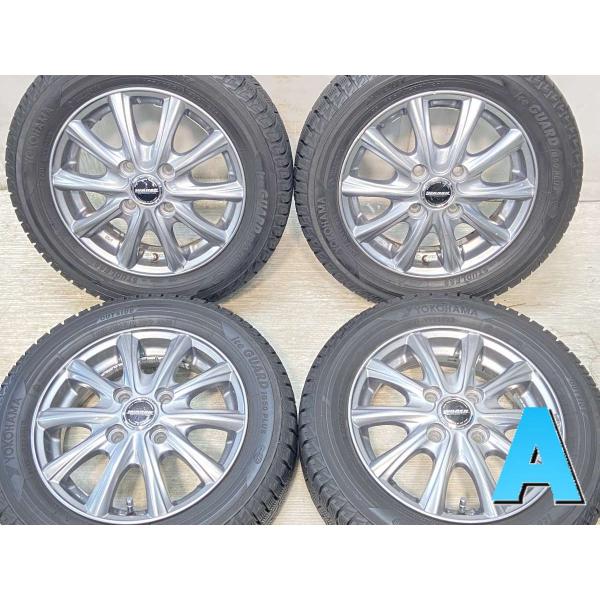中古タイヤ スタッドレスタイヤ ホイールセット 4本セット 155/65R13  　 WAREN 1...