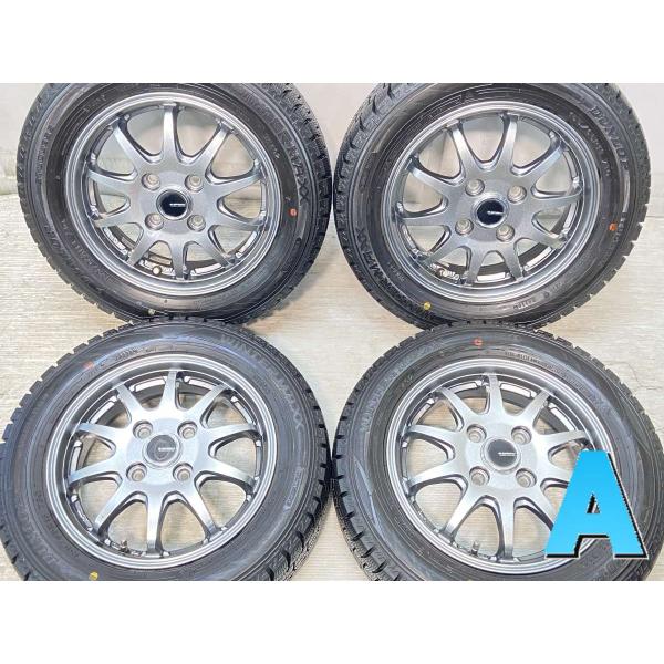 中古タイヤ スタッドレスタイヤ ホイールセット 4本セット 155/65R13  　 G-SPEED...