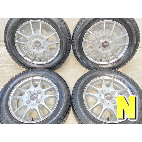 中古タイヤ スタッドレスタイヤ ホイールセット 4本セット 155/65R13  　 SCHNDER...