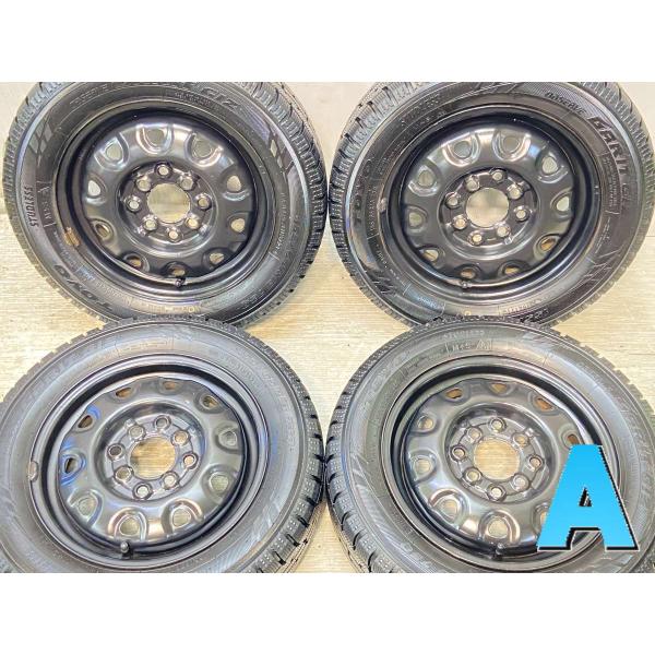 中古タイヤ スタッドレスタイヤ ホイールセット 4本セット 155/65R13  　 TOPY W3...