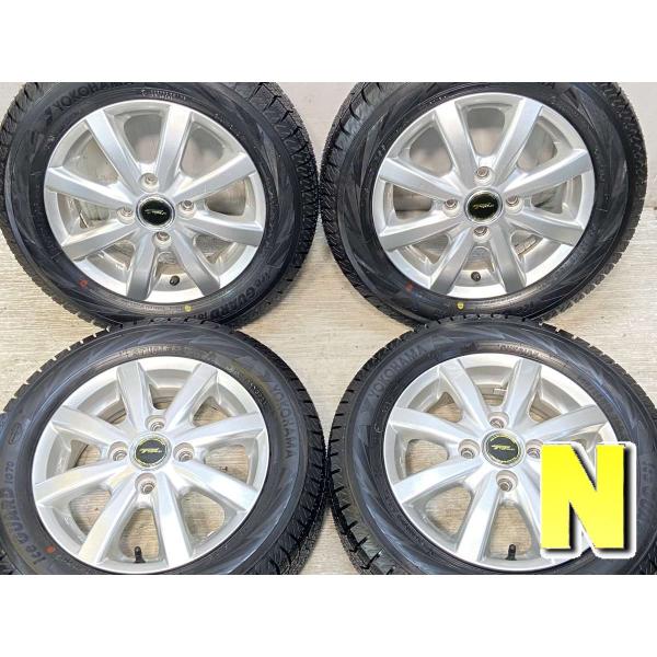 中古タイヤ スタッドレスタイヤ ホイールセット 4本セット 155/65R13  　 TOP RUN...