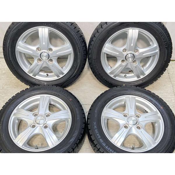 中古タイヤ スタッドレスタイヤ ホイールセット 4本セット 155/65R13  　 WEZEN 1...