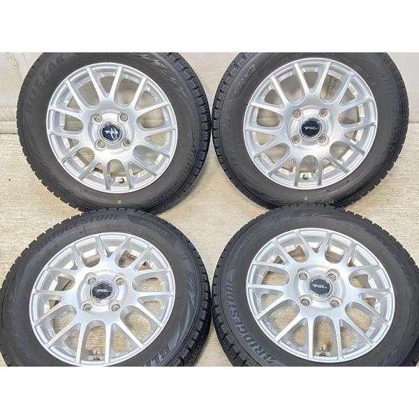 中古タイヤ スタッドレスタイヤ ホイールセット 4本セット 155/65R13  　 TOPRUN ...