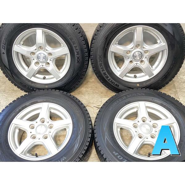 中古タイヤ スタッドレスタイヤ ホイールセット 4本セット 165R13 8PR  VIOLENTO...