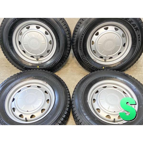 中古タイヤ スタッドレスタイヤ ホイールセット 4本セット 165R13 6PR 　 JECT LZ...