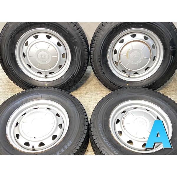 中古タイヤ スタッドレスタイヤ ホイールセット 4本セット 165/80R13 90/88LT  J...