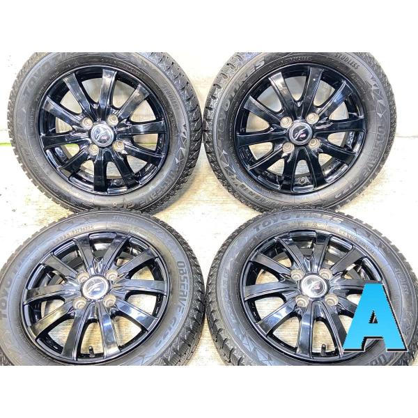 中古タイヤ スタッドレスタイヤ ホイールセット 4本セット 155/65R13  　 FANG 13...