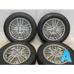 中古タイヤ スタッドレスタイヤ ホイールセット 4本セット 165/65R14  　 エコフォルム 14x4.5 45 100-4穴 ブリヂストン ブリザック VRX