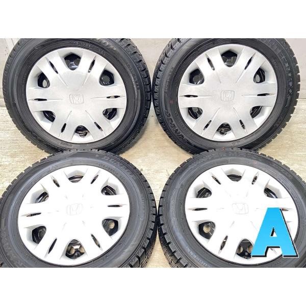 中古タイヤ スタッドレスタイヤ ホイールセット 4本セット 175/65R14  ホンダ純正  14...