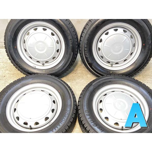 中古タイヤ スタッドレスタイヤ ホイールセット 4本セット 185/70R14  キャロウィン VK...