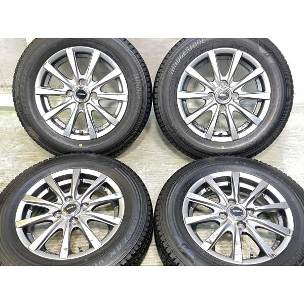 中古タイヤ スタッドレスタイヤ ホイールセット 4本セット 155/80R14 88/86N LT ...