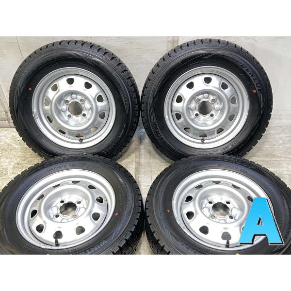 中古タイヤ スタッドレスタイヤ ホイールセット 4本セット 185/70R14  　 TOPY M4...