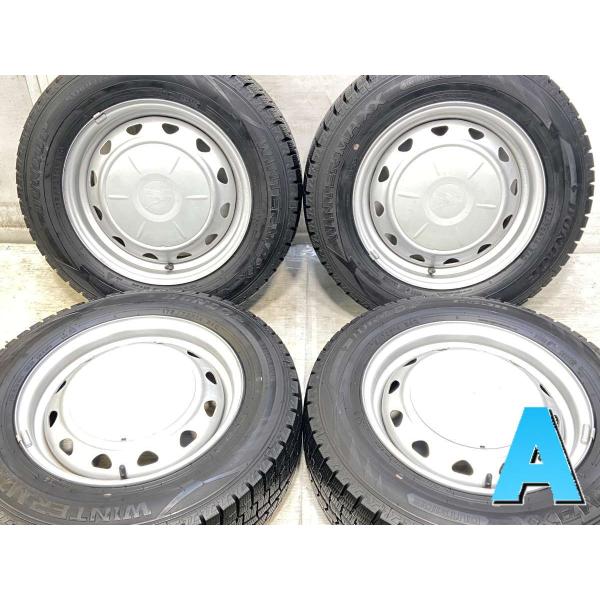 中古タイヤ スタッドレスタイヤ ホイールセット 4本セット 175/70R14  キャロウィン VK...