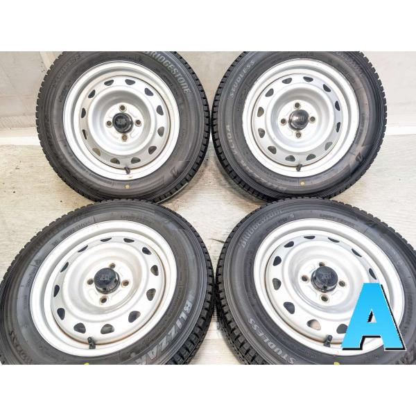 中古タイヤ スタッドレスタイヤ ホイールセット 4本セット 155/80R14 88/86N LT ...