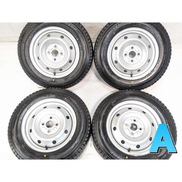 中古タイヤ スタッドレスタイヤ ホイールセット 4本セット 155/80R14 88/86N LT ...