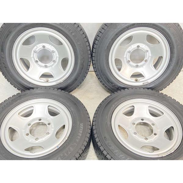 中古タイヤ スタッドレスタイヤ ホイールセット 4本セット 185/75R15 106/104 LT...