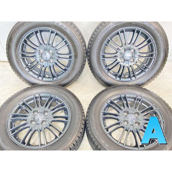 中古タイヤ スタッドレスタイヤ ホイールセット 4本セット 185/60R15  　 VELVA 1...