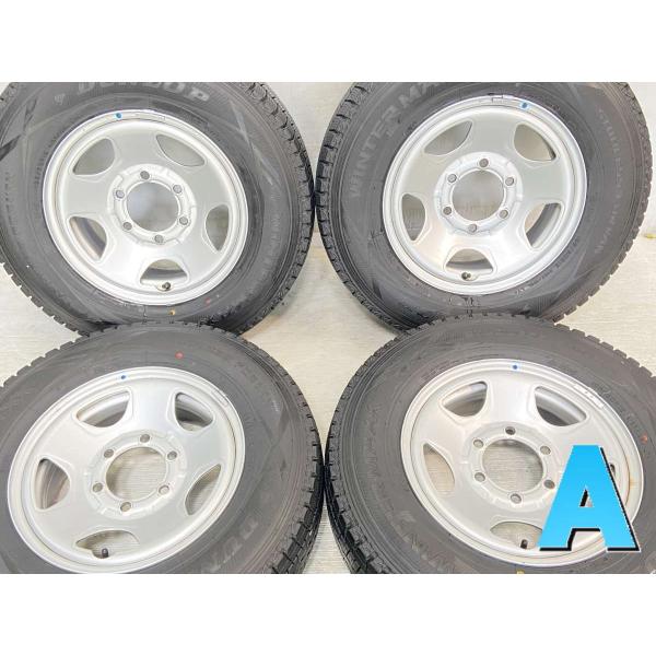 中古タイヤ スタッドレスタイヤ ホイールセット 4本セット 195/80R15 107/105 LT...