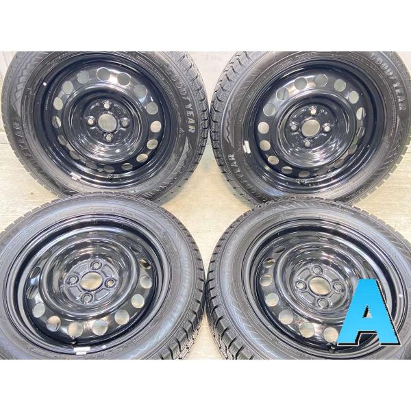 中古タイヤ スタッドレスタイヤ ホイールセット 4本セット 185/60R15  トヨタ純正  15...