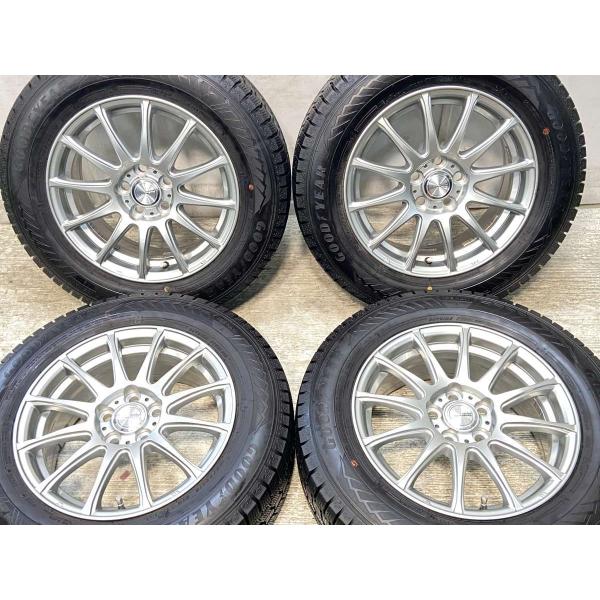 中古タイヤ スタッドレスタイヤ ホイールセット 4本セット 195/65R15  ラブリオン ルミエ...