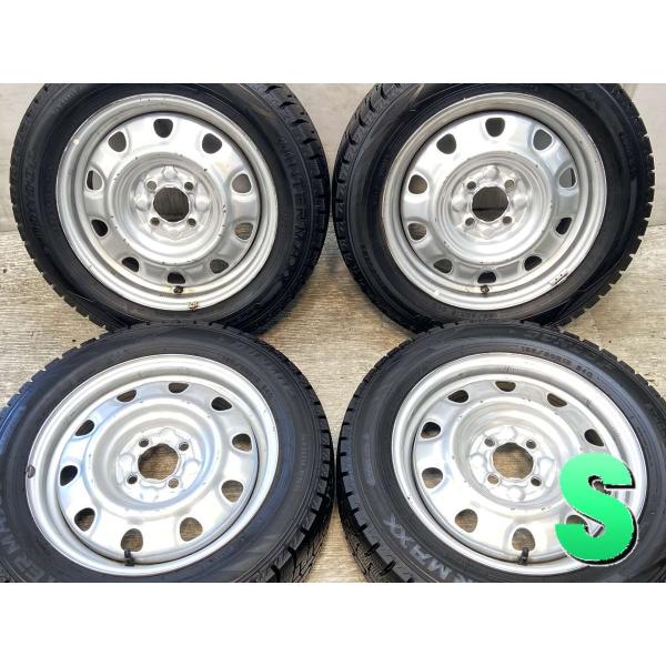 中古タイヤ スタッドレスタイヤ ホイールセット 4本セット 185/60R15  　 TOPY M6...