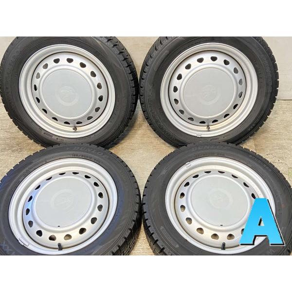 中古タイヤ スタッドレスタイヤ ホイールセット 4本セット 185/60R15  キャロウィン R6...