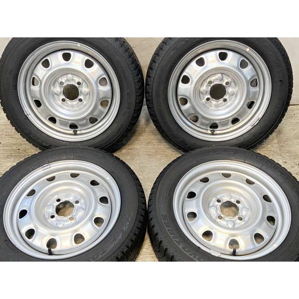 中古タイヤ スタッドレスタイヤ ホイールセット 4本セット 185/60R15  　 TOPY M6...
