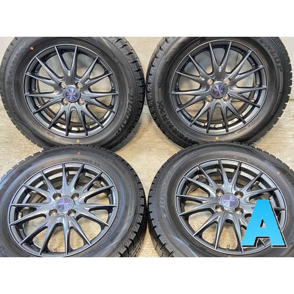 中古タイヤ スタッドレスタイヤ ホイールセット 4本セット 195/65R15  VELVA SPO...
