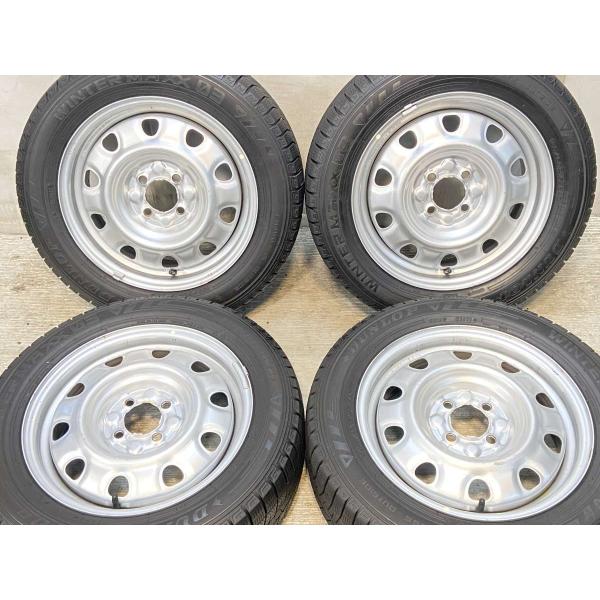 中古タイヤ スタッドレスタイヤ ホイールセット 4本セット 185/60R15  　 TOPY M6...