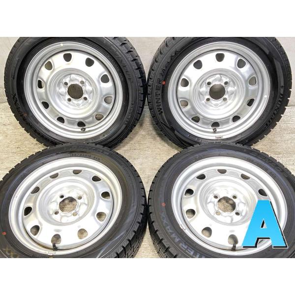 中古タイヤ スタッドレスタイヤ ホイールセット 4本セット 185/60R15  　 TOPY M6...