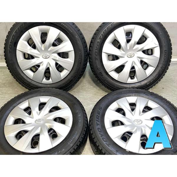 中古タイヤ スタッドレスタイヤ ホイールセット 4本セット 175/65R15  トヨタ純正 WM ...