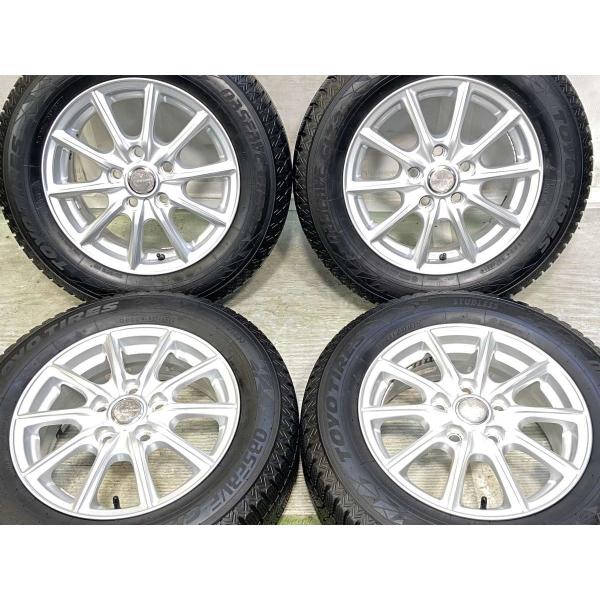 中古タイヤ スタッドレスタイヤ ホイールセット 4本セット 195/65R15  　 ECO FOR...