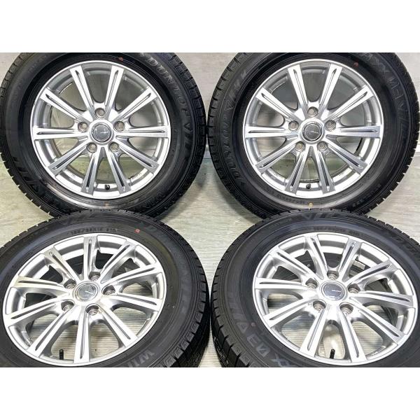 中古タイヤ スタッドレスタイヤ ホイールセット 4本セット 195/65R15  　 MILLOUS...