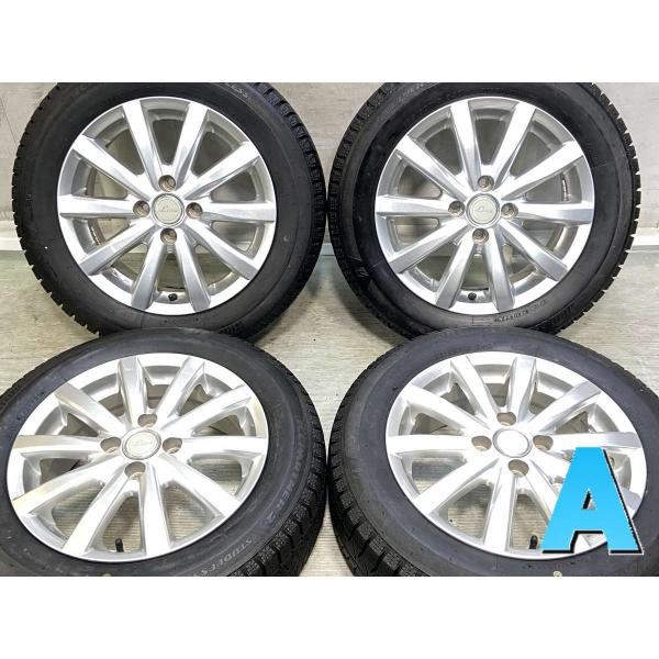 中古タイヤ スタッドレスタイヤ ホイールセット 4本セット 185/60R15  　 Linz 15...