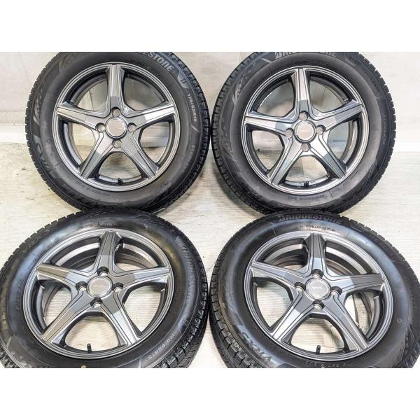 中古タイヤ スタッドレスタイヤ ホイールセット 4本セット 175/65R15  　 TOPRUN ...