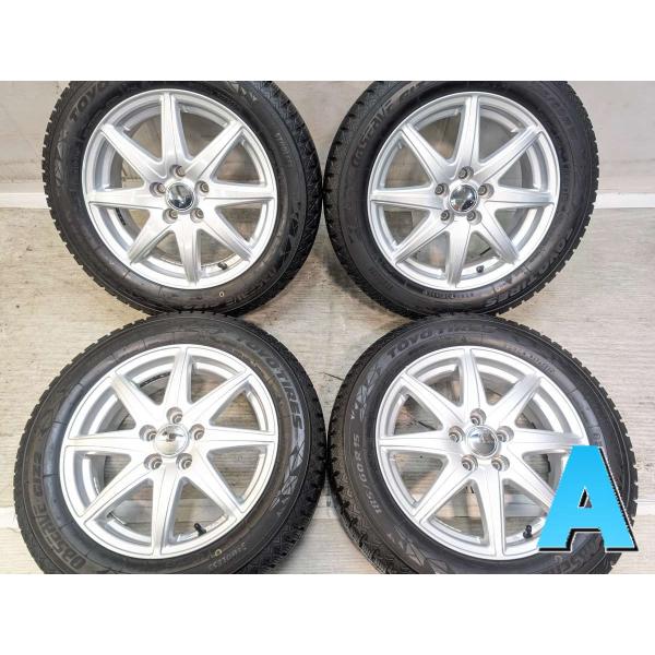 中古タイヤ スタッドレスタイヤ ホイールセット 4本セット 185/60R15  　 LAPORTA...