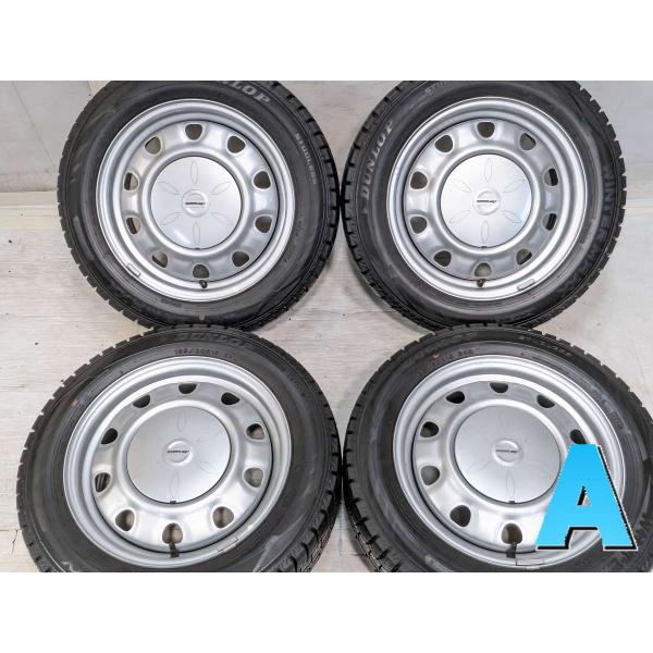 中古タイヤ スタッドレスタイヤ ホイールセット 4本セット 185/60R15  SCHWARZ M...