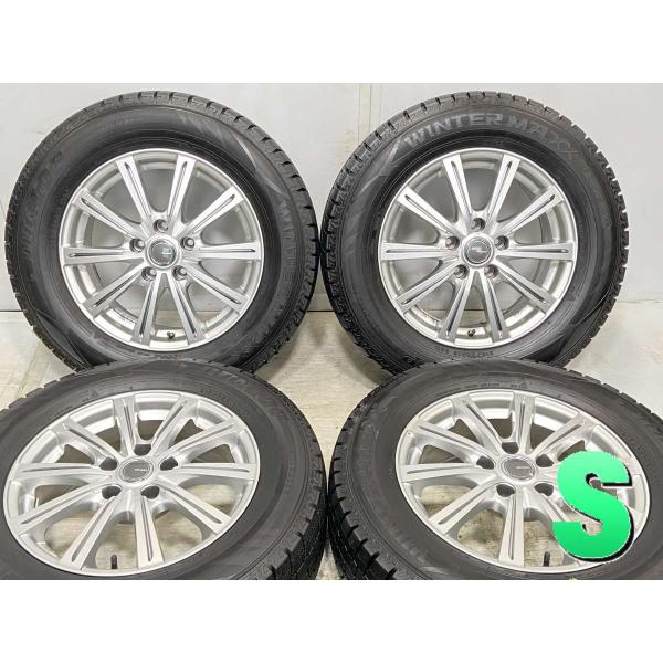 中古タイヤ スタッドレスタイヤ ホイールセット 4本セット 215/65R16  MILLOUS 1...