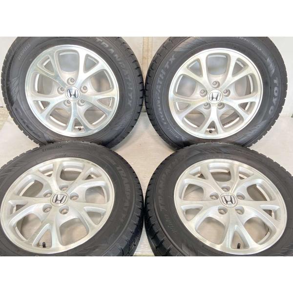 中古タイヤ スタッドレスタイヤ ホイールセット 4本セット 215/65R16 ホンダ純正 16x6...