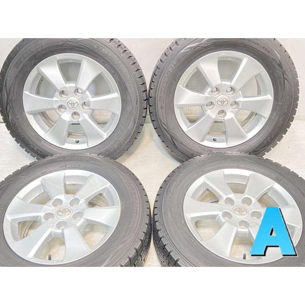 中古タイヤ スタッドレスタイヤ ホイールセット 4本セット 215/65R16 トヨタ純正 16x6...