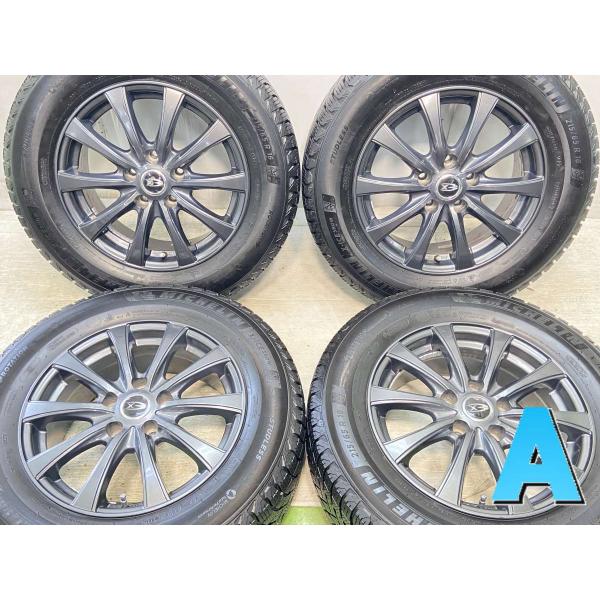 中古タイヤ スタッドレスタイヤ ホイールセット 4本セット 215/65R16  　 EX 16x6...