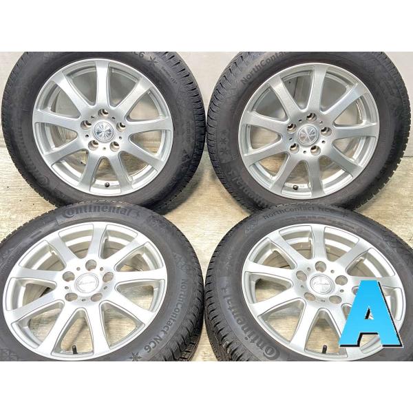 中古タイヤ スタッドレスタイヤ ホイールセット 4本セット 205/60R16  エクシーダ 16x...
