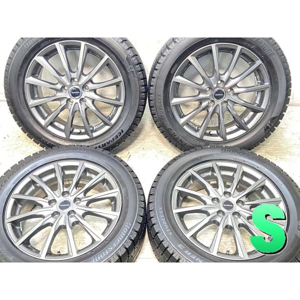 中古タイヤ スタッドレスタイヤ ホイールセット 4本セット 205/55R16  　 BALMINU...