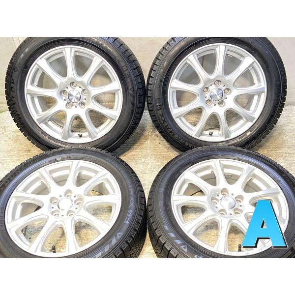 中古タイヤ スタッドレスタイヤ ホイールセット 4本セット 205/55R16  　 DUFACT ...
