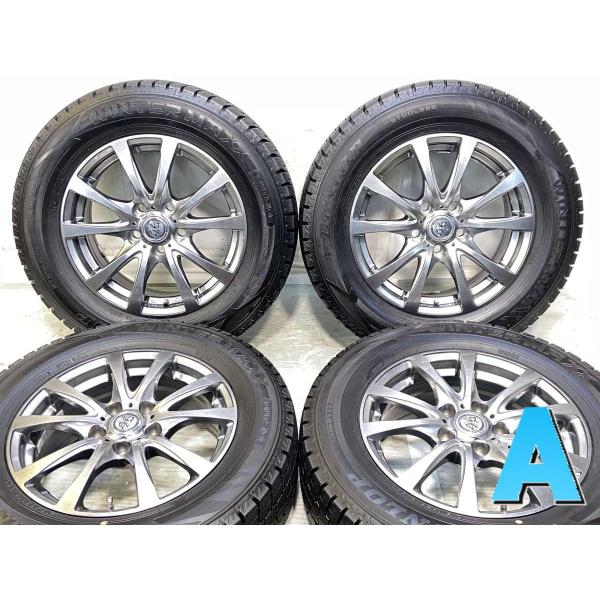 中古タイヤ スタッドレスタイヤ ホイールセット 4本セット 215/65R16  　 TRG 16x...