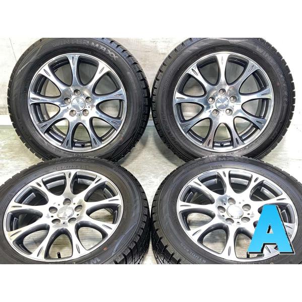 中古タイヤ スタッドレスタイヤ ホイールセット 4本セット 205/55R16  　 ROZEST ...