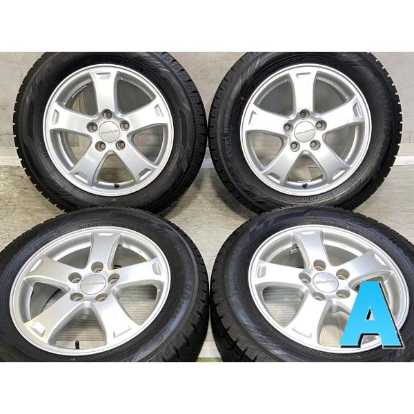 中古タイヤ スタッドレスタイヤ ホイールセット 4本セット 215/60R16  ホンダ純正 MOD...